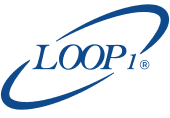 Loop 1 Logo in Blue